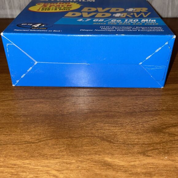 Fujifilm Combo 5 Pack DVD+RW and DVD+R Discs For Data & Video 4.7 GB Rewritable - Picture 14 of 16